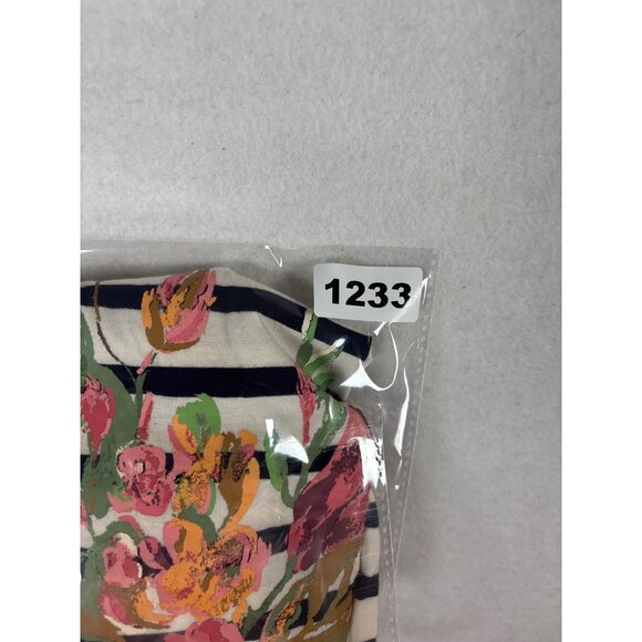 Lauren Ralph Lauren Womens Striped Floral Top Size M - Picture 9 of 9